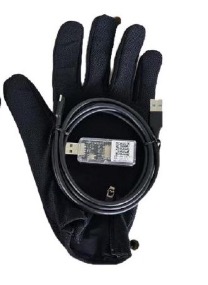 RC G1 Tactile Glove — 162 fabric pressure sensors across fingers and palm